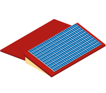 10° Dachneigung